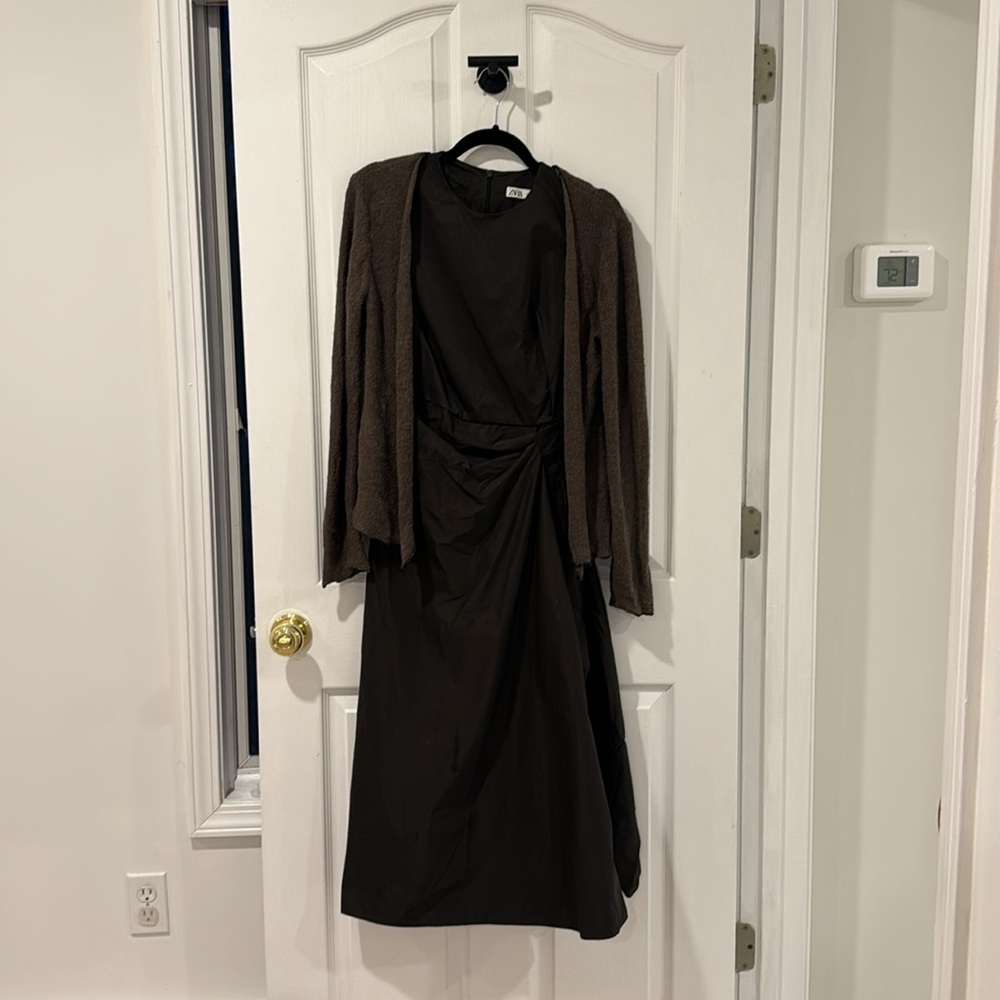 Zara dress and sweater set